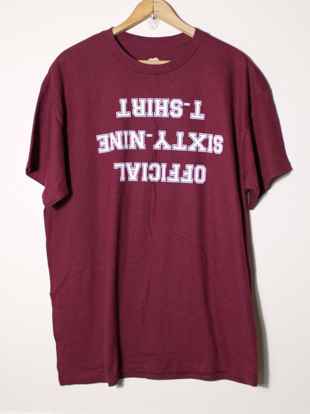 Danny Duncan 69 Sixty Nine Graphic Tee Burgundy Size L